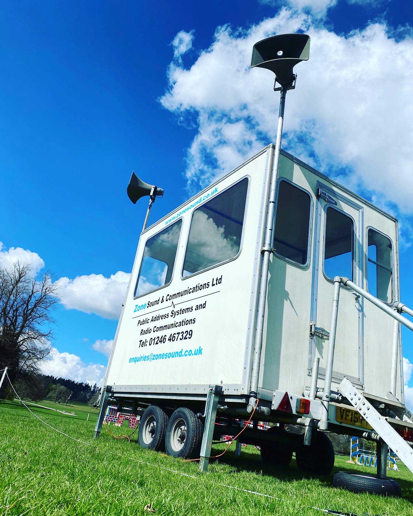 Outdoor Events PA systems, Commentary units and radio communications Dronfield, Derbyshire